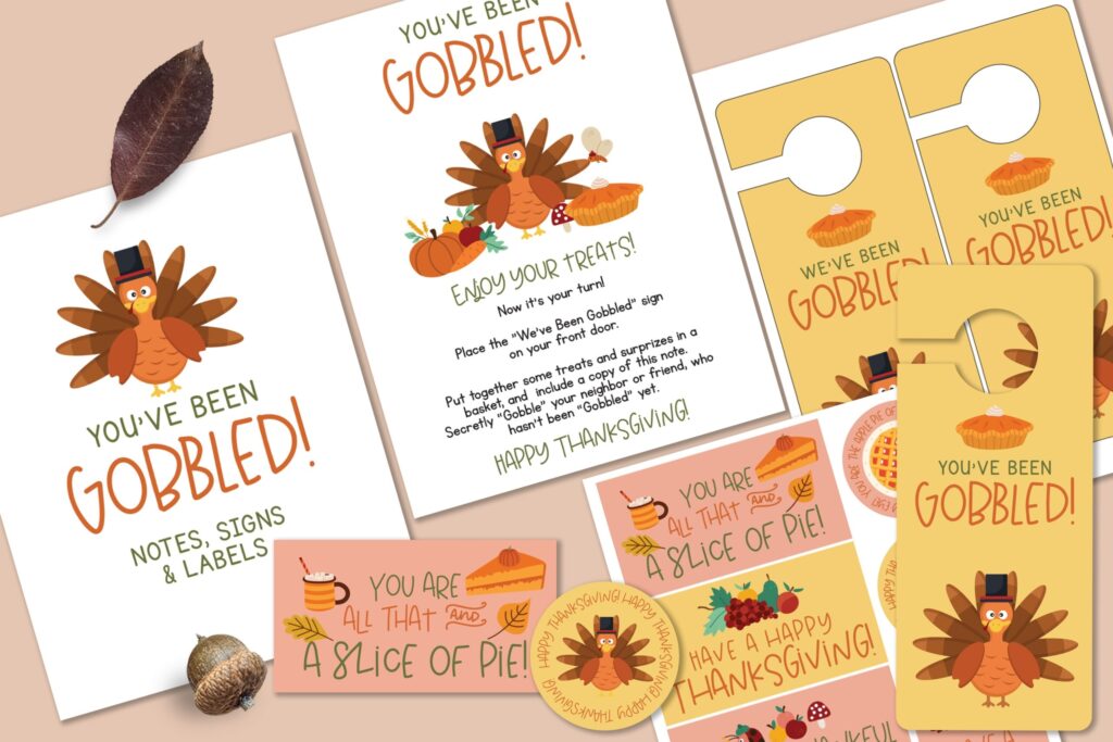 FREE You ve Been Gobbled PDF Printable