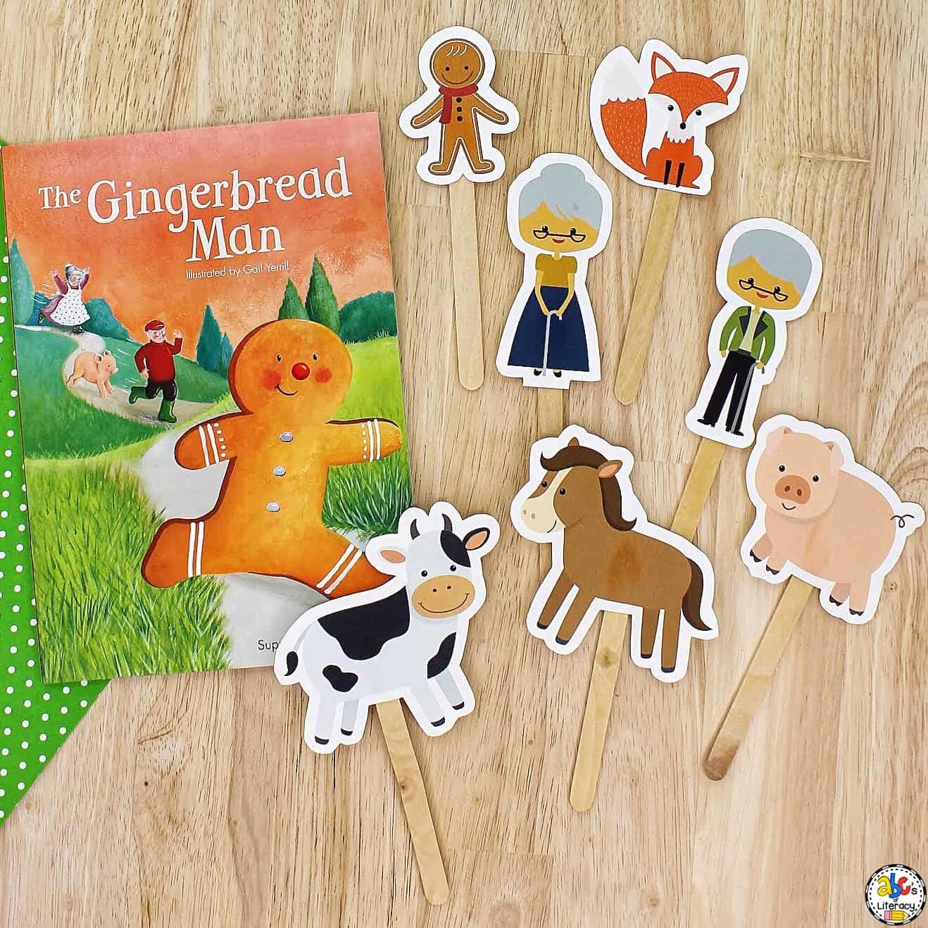 Gingerbread Man Puppets Printable Free Printable Templates