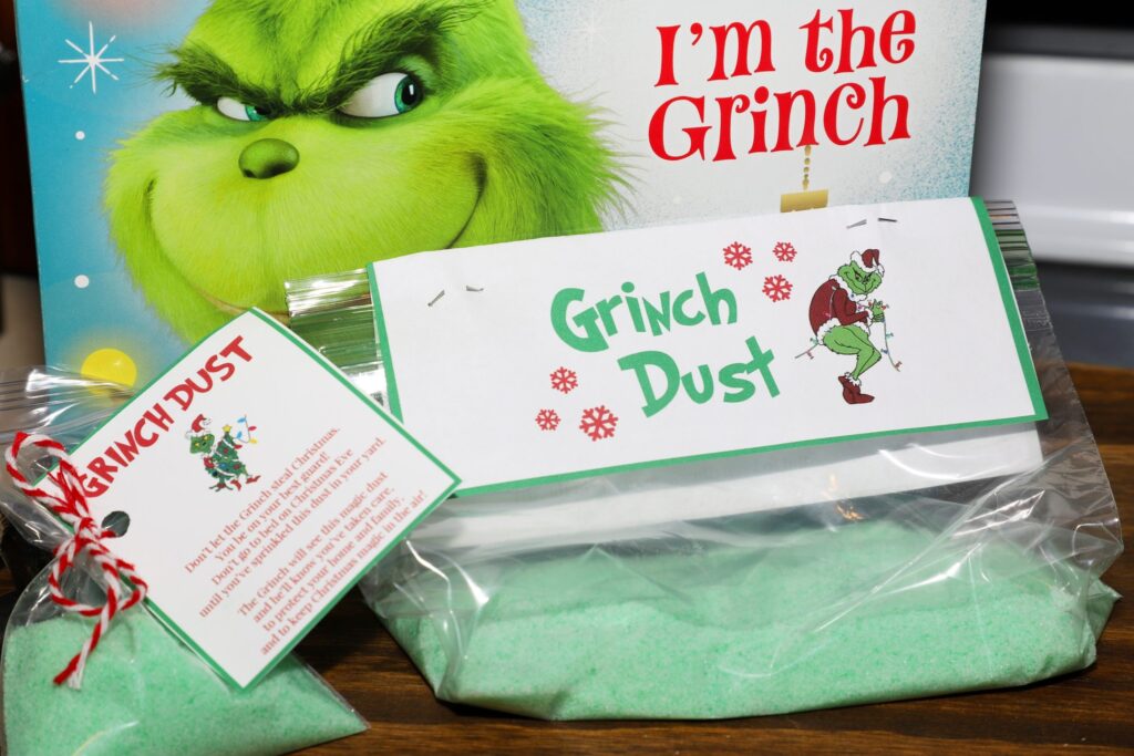 Grinch Dust Free Printable