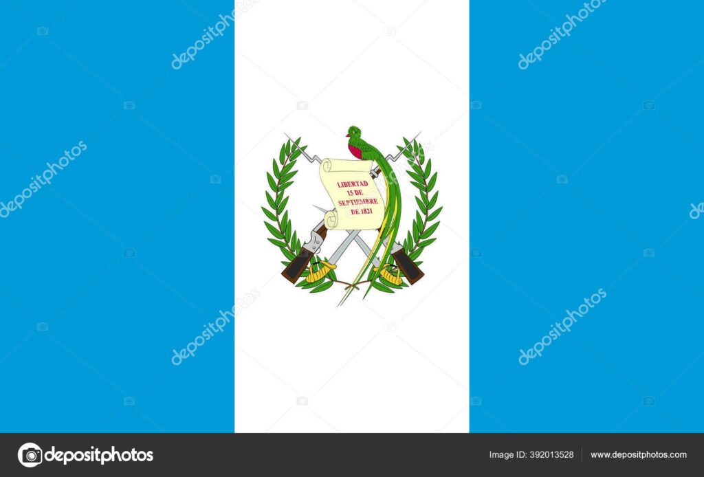 Printable Flag Of Guatemala
