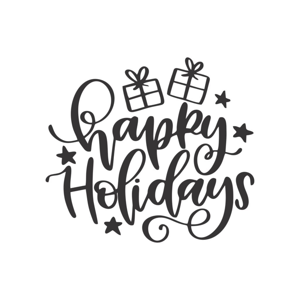 Happy Holidays SVG Happy Holidays PNG Happy Holidays Etsy de