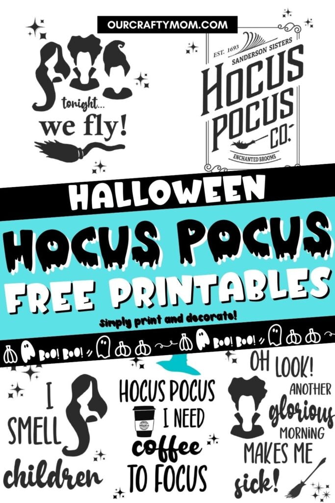 Hocus Pocus Art 5 Free Printables 