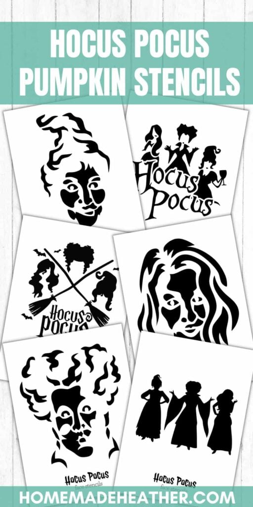 Hocus Pocus Stencil Printable
