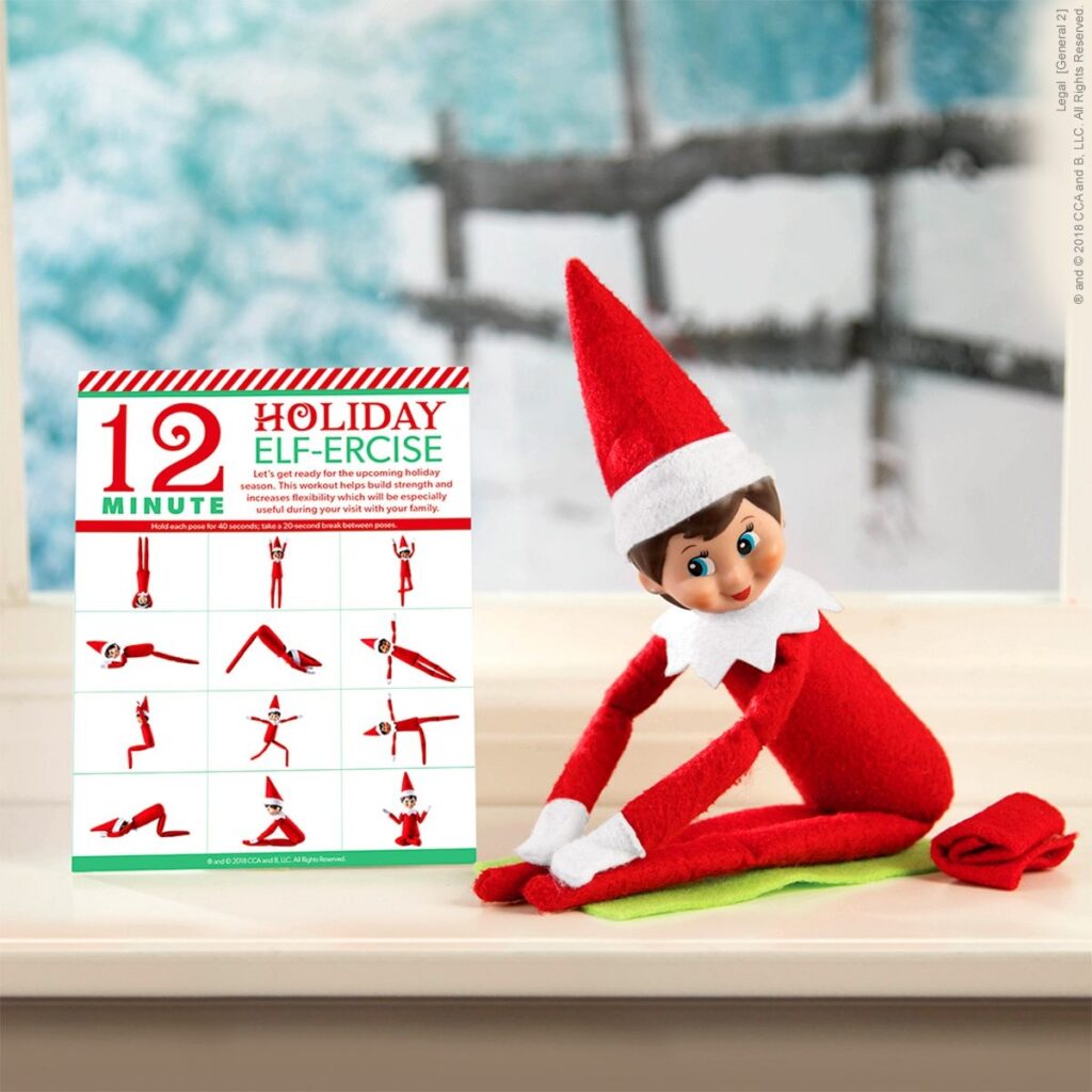 Holiday Elf ercise The Elf On The Shelf