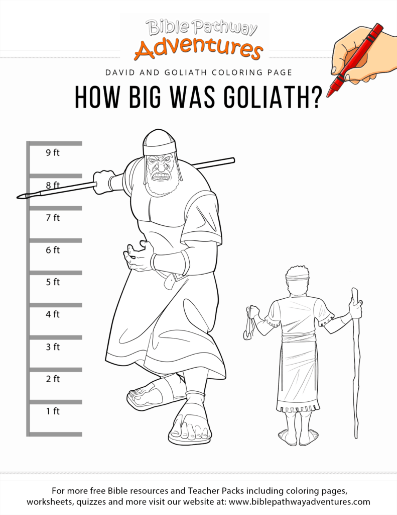 Life Size Goliath Printable