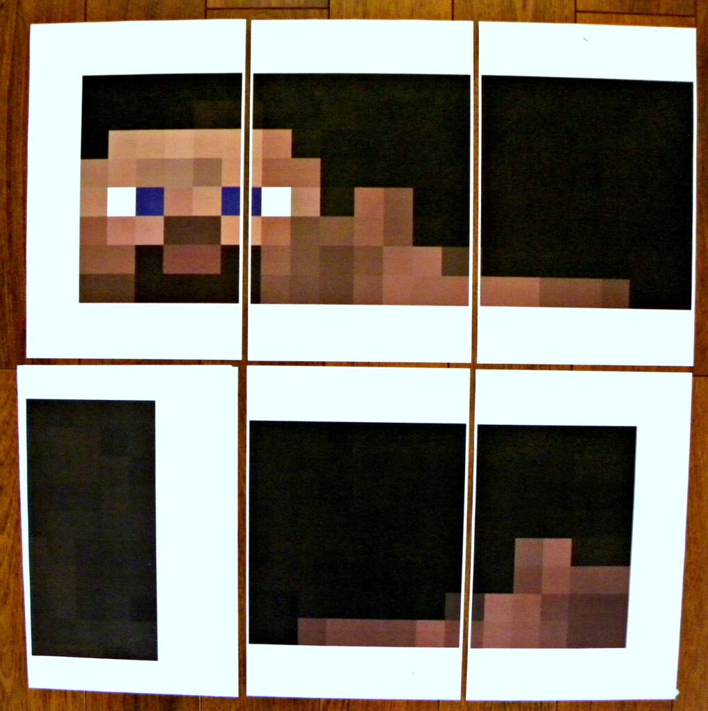 Minecraft Steve Head Printable