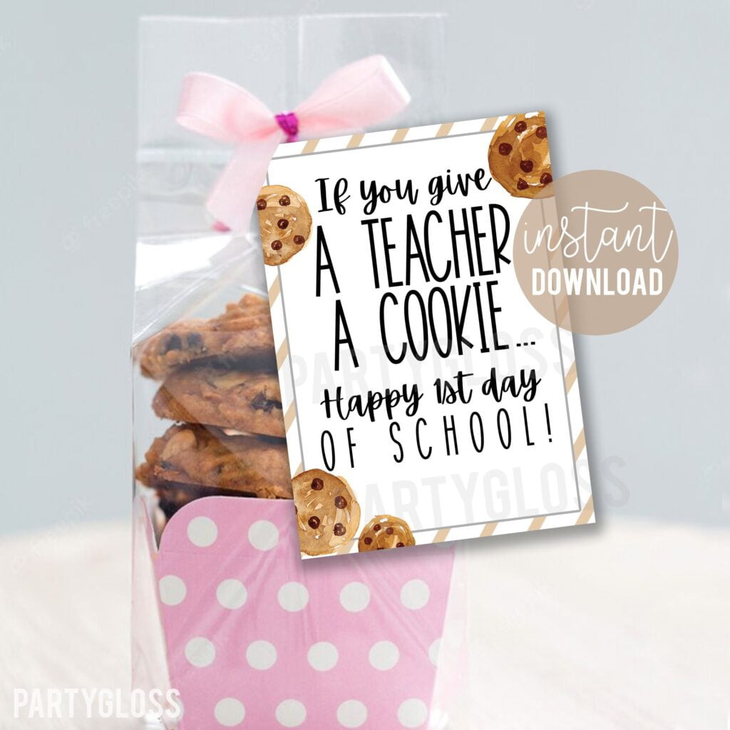 Cookie Teacher Appreciation Printable
