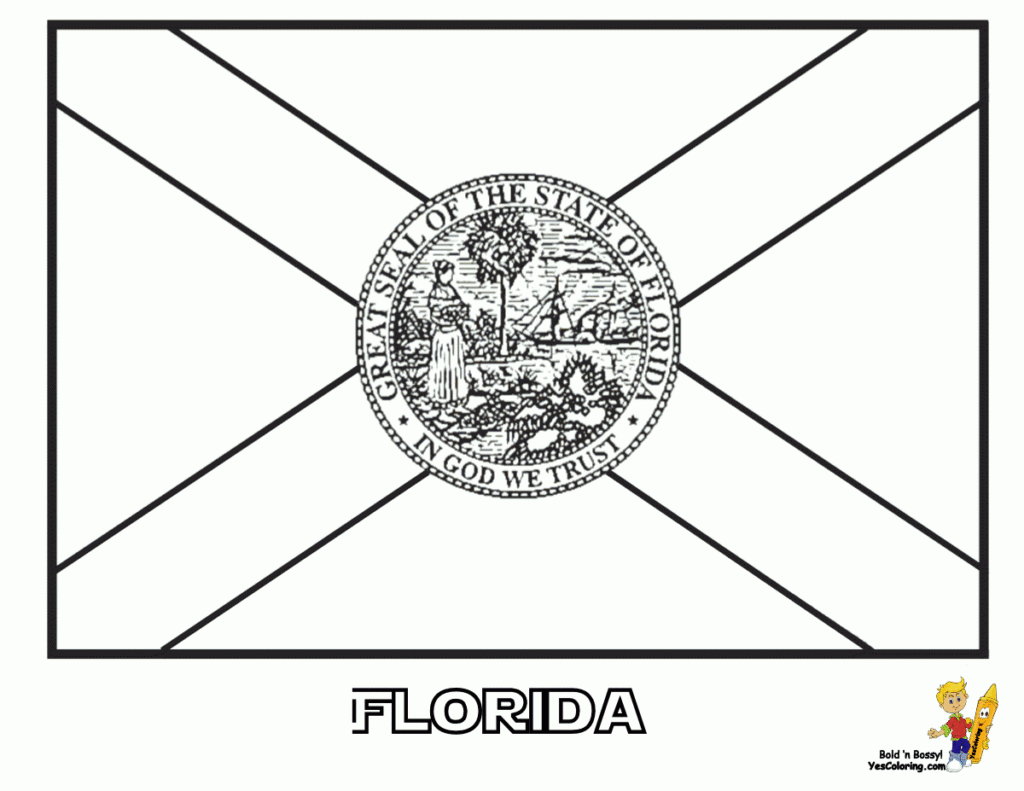 Image Result For Florida State Flag Coloring Page Flag Coloring Pages Flower Coloring Pages Coloring Pages