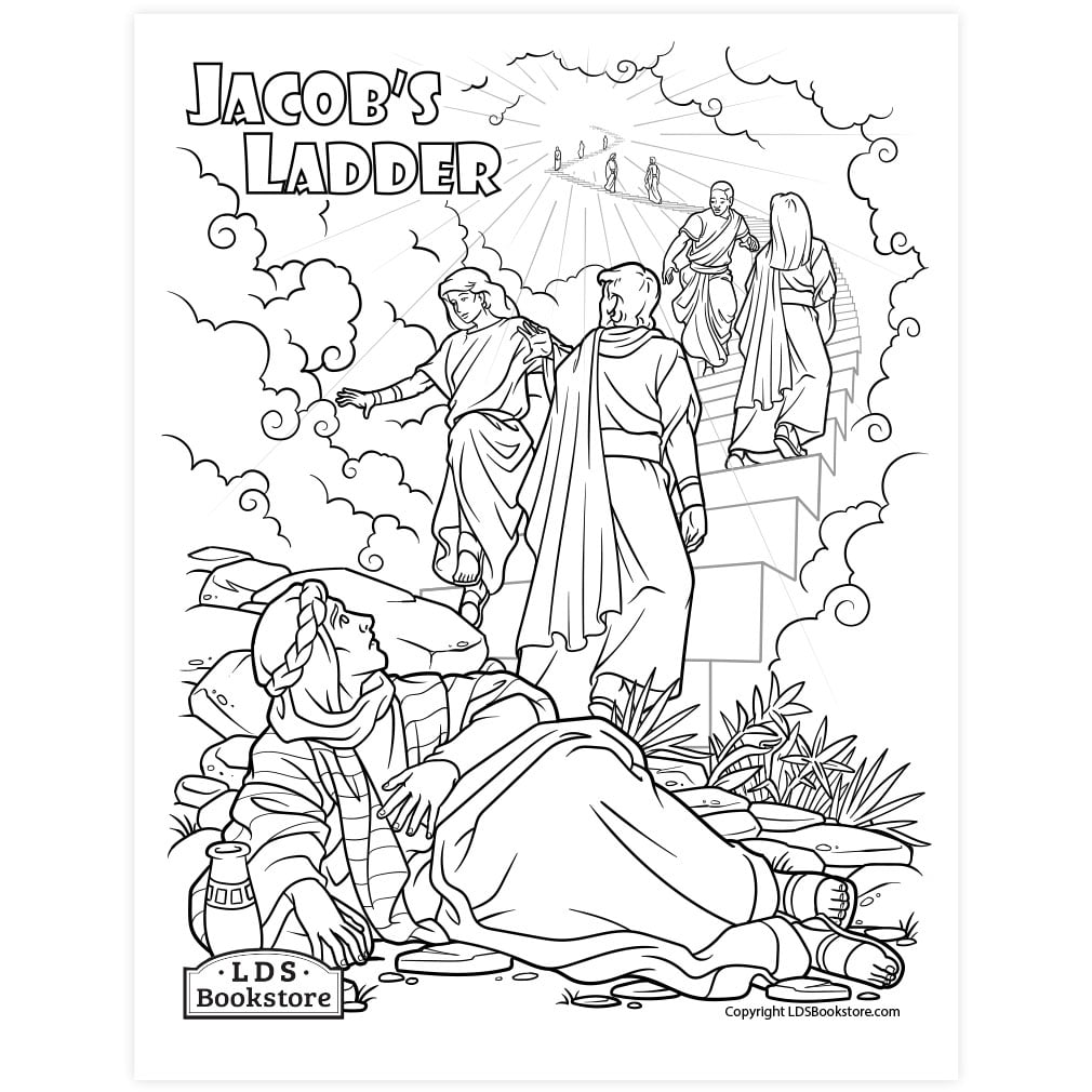 Jacob s Ladder Coloring Page Printable