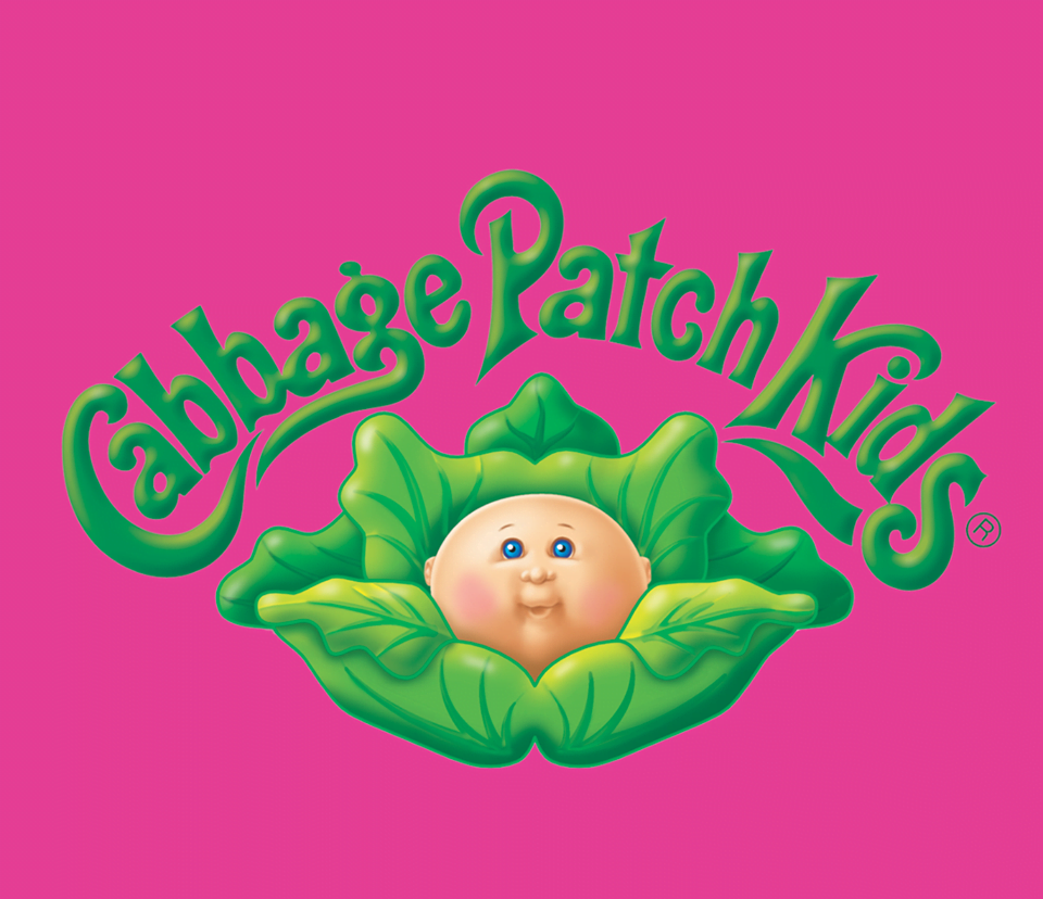 Pink Logo Cabbage Patch Babies Cabbage Patch Kids Patch Kids