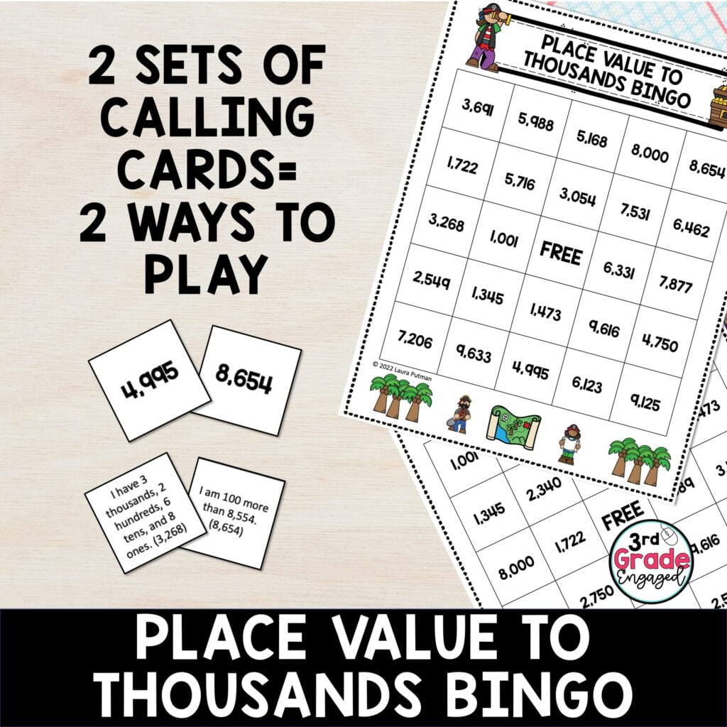 Place Value Bingo Printable