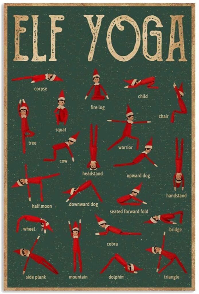 Elf Yoga Free Printable