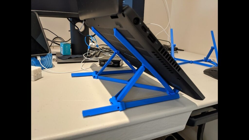 Print In Place Folding Laptop Stand YouTube