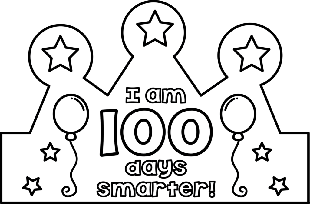 Printable 100th Day Of School Hat Clip Art Library