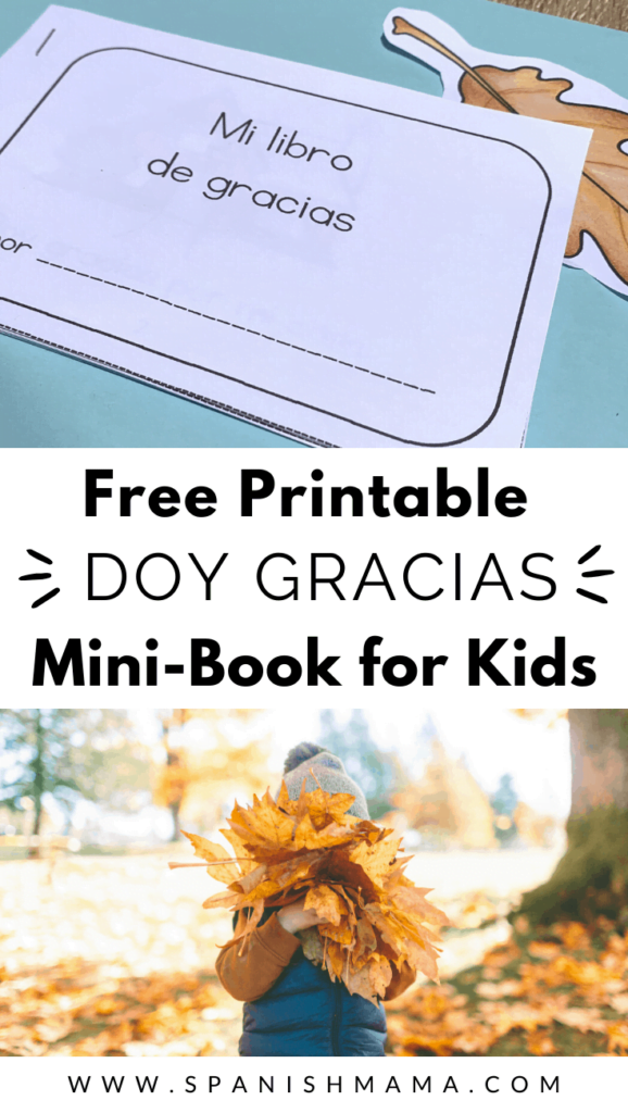 Printable Doy Gracias Mini book