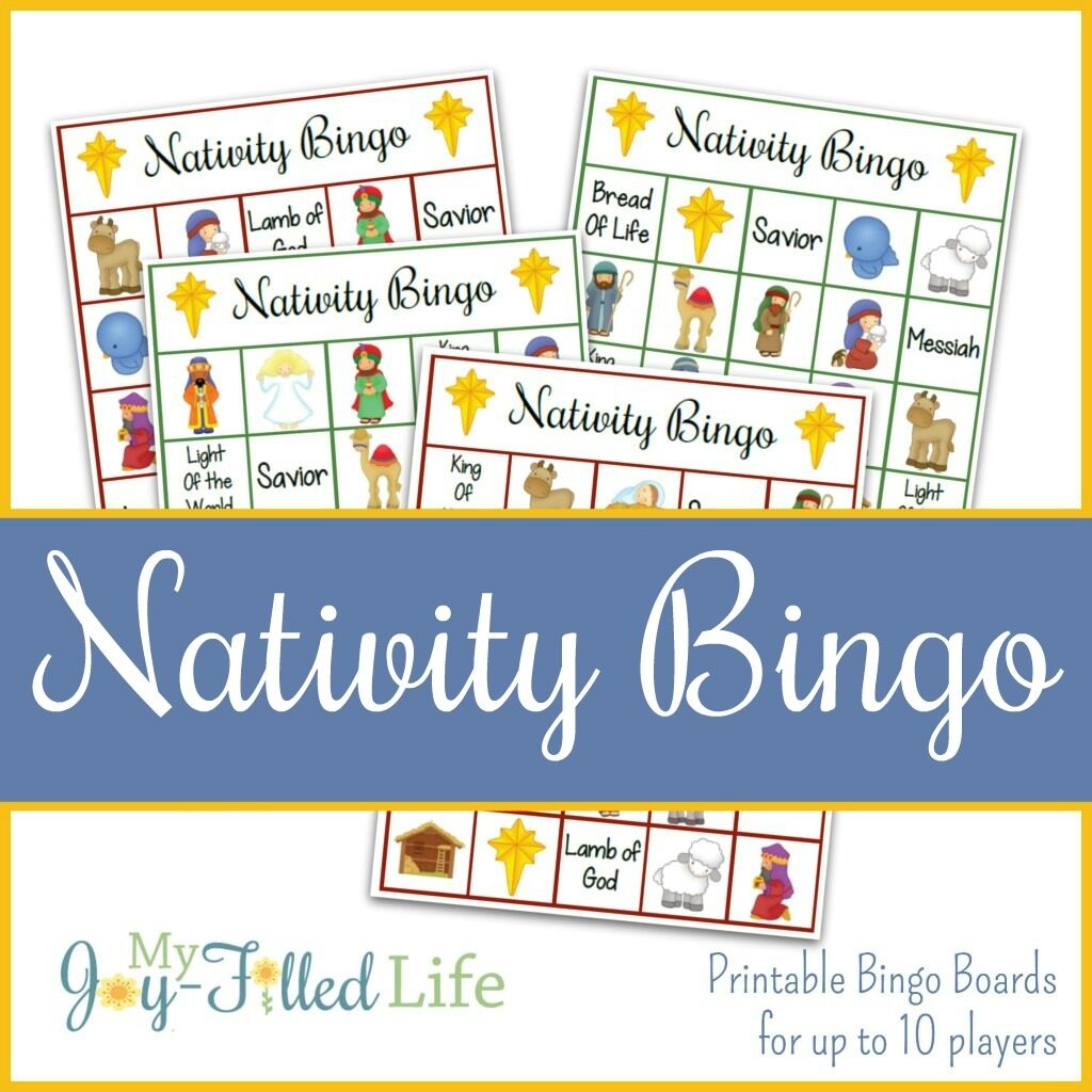 Printable Nativity Bingo Game