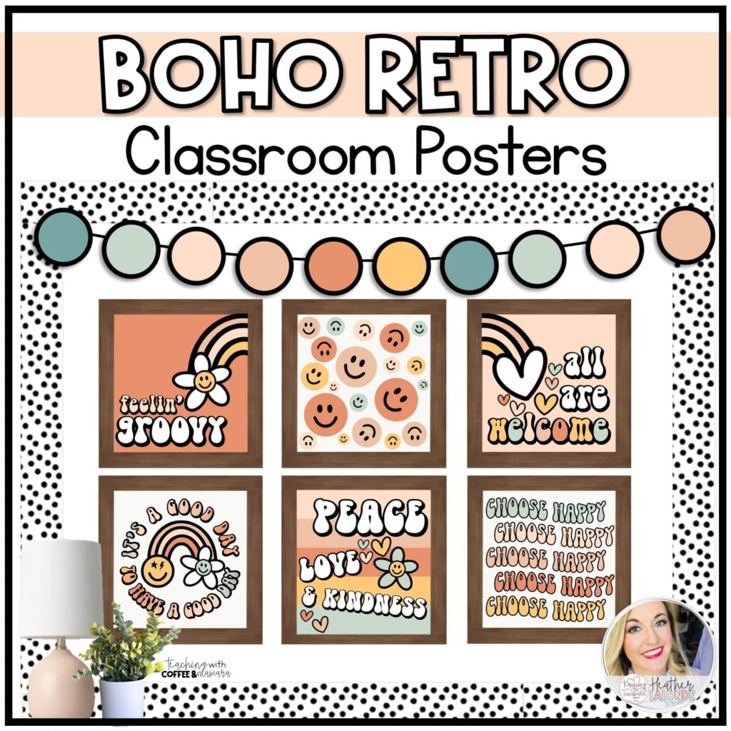 Retro Classroom Decor Boho Printable Posters Made By Teachers Classroom Decor Printable Classroom Posters Classroom