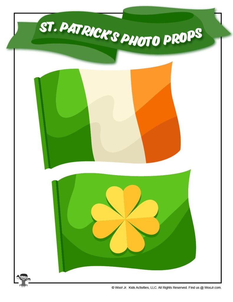 St Patrick s Day Ireland Flag Printable Woo Jr Kids Activities Children s Publishing