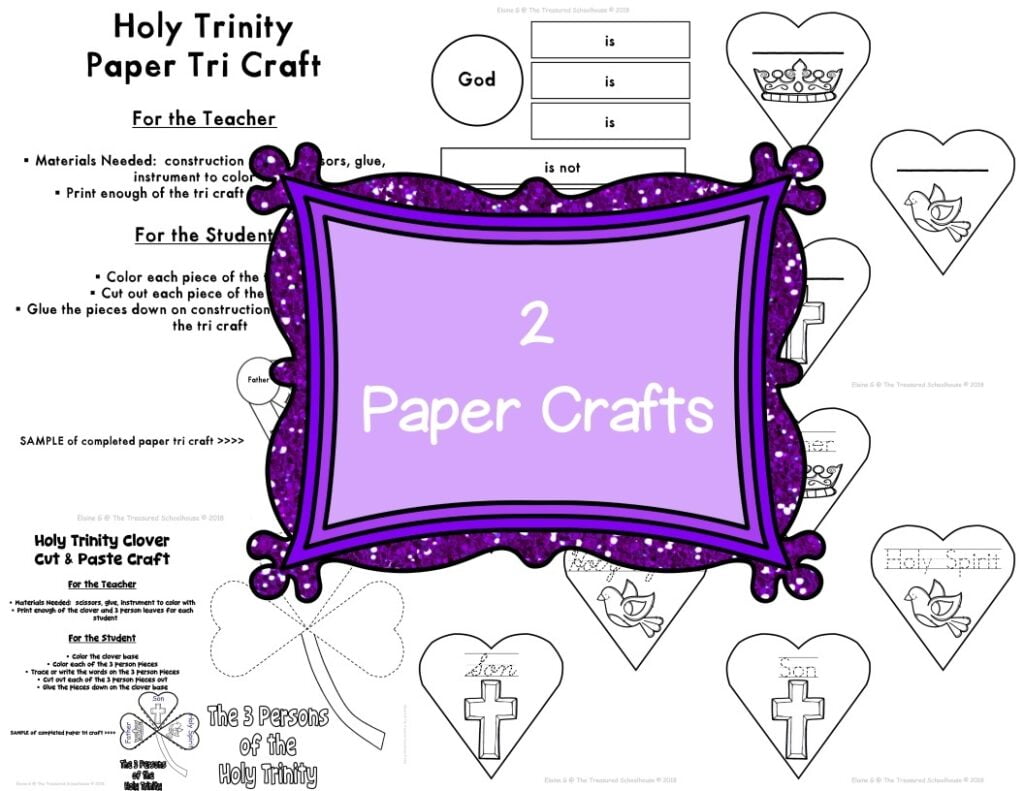 The Holy Trinity Worksheet Activity Pack Classful