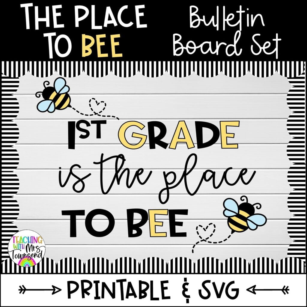 The Place To Bee Bulletin Board Set Made By Teachers