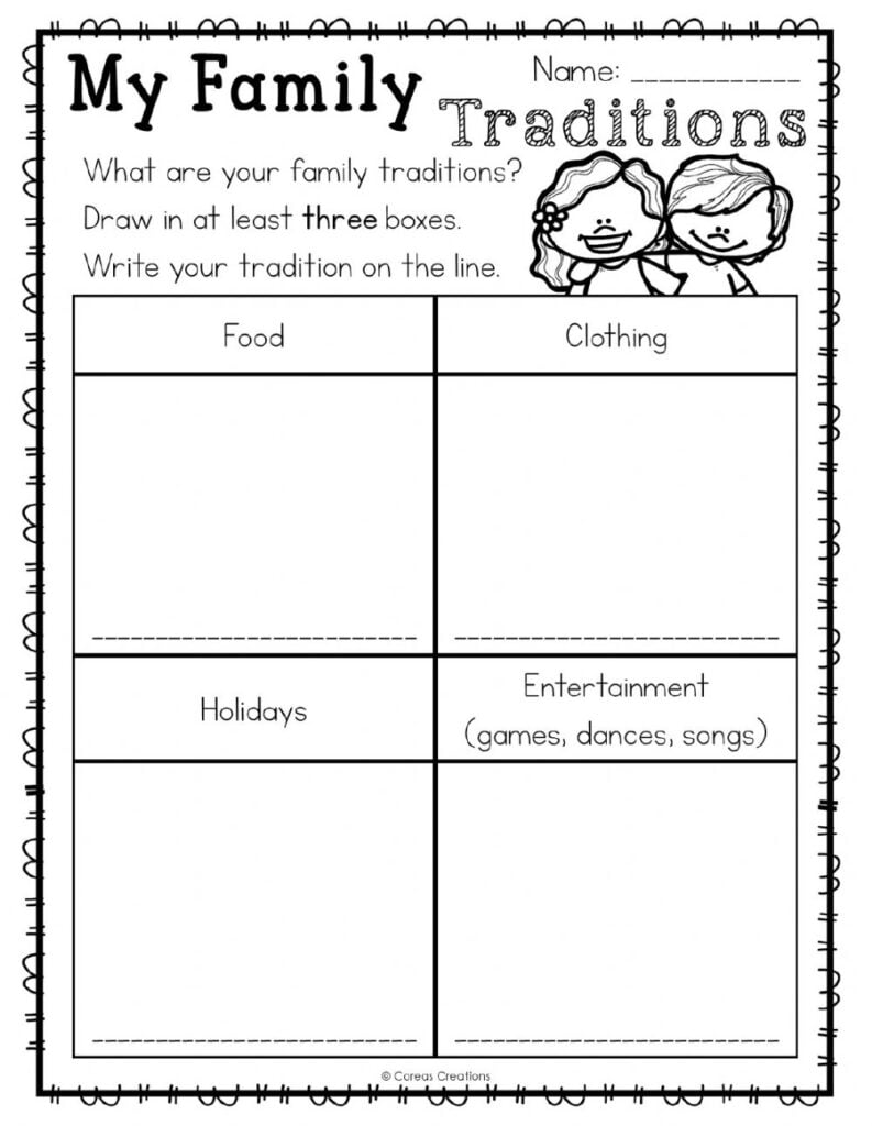 Traditions Interactive Worksheet