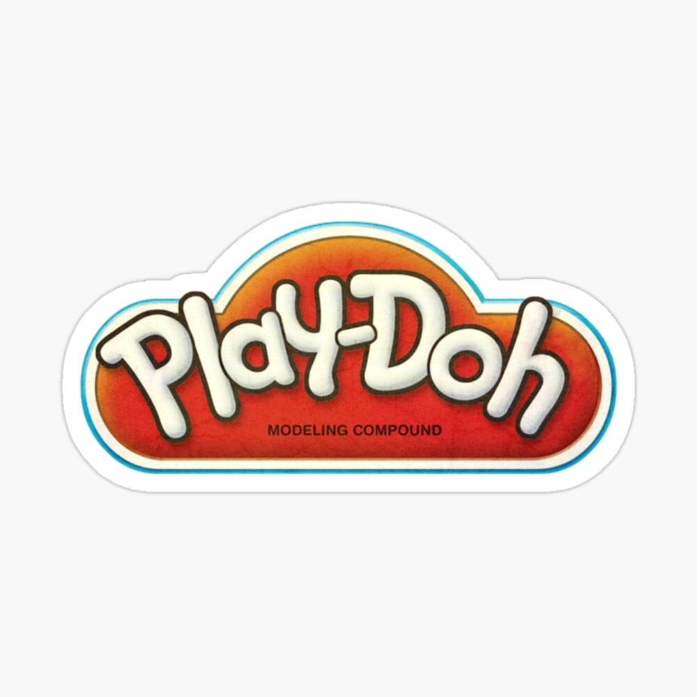 Vintage Play Doh Logo Fotodruck Von Drubdrub Redbubble