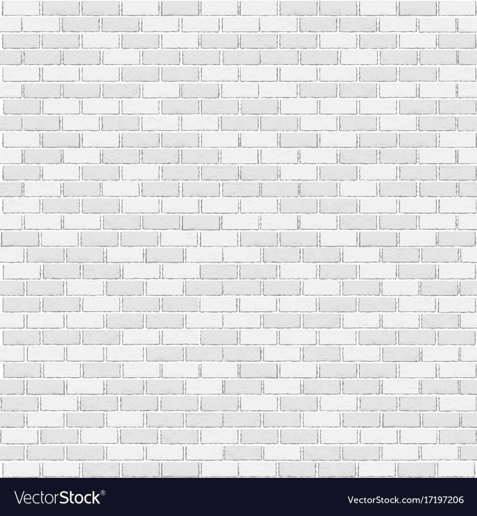 White Brick Template Royalty Free Vector Image