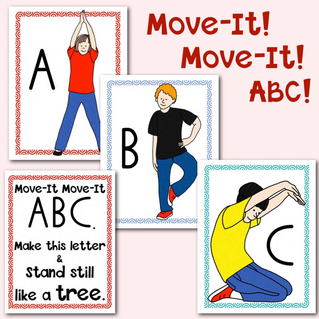 Yoga Alphabet Movement Cards Multisensory Learning Your Therapy Source