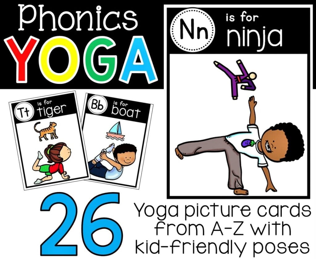 Yoga Cards Printable Yoga Poses For Kids Etsy de