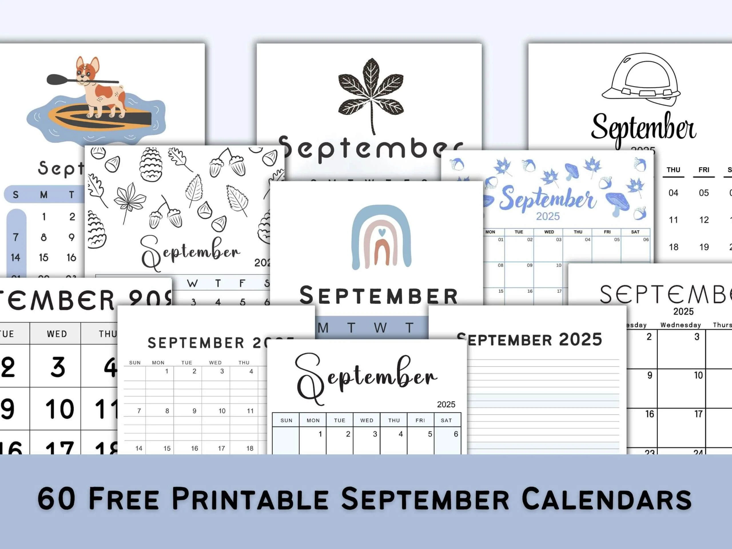 Printable September 2025 Calendar