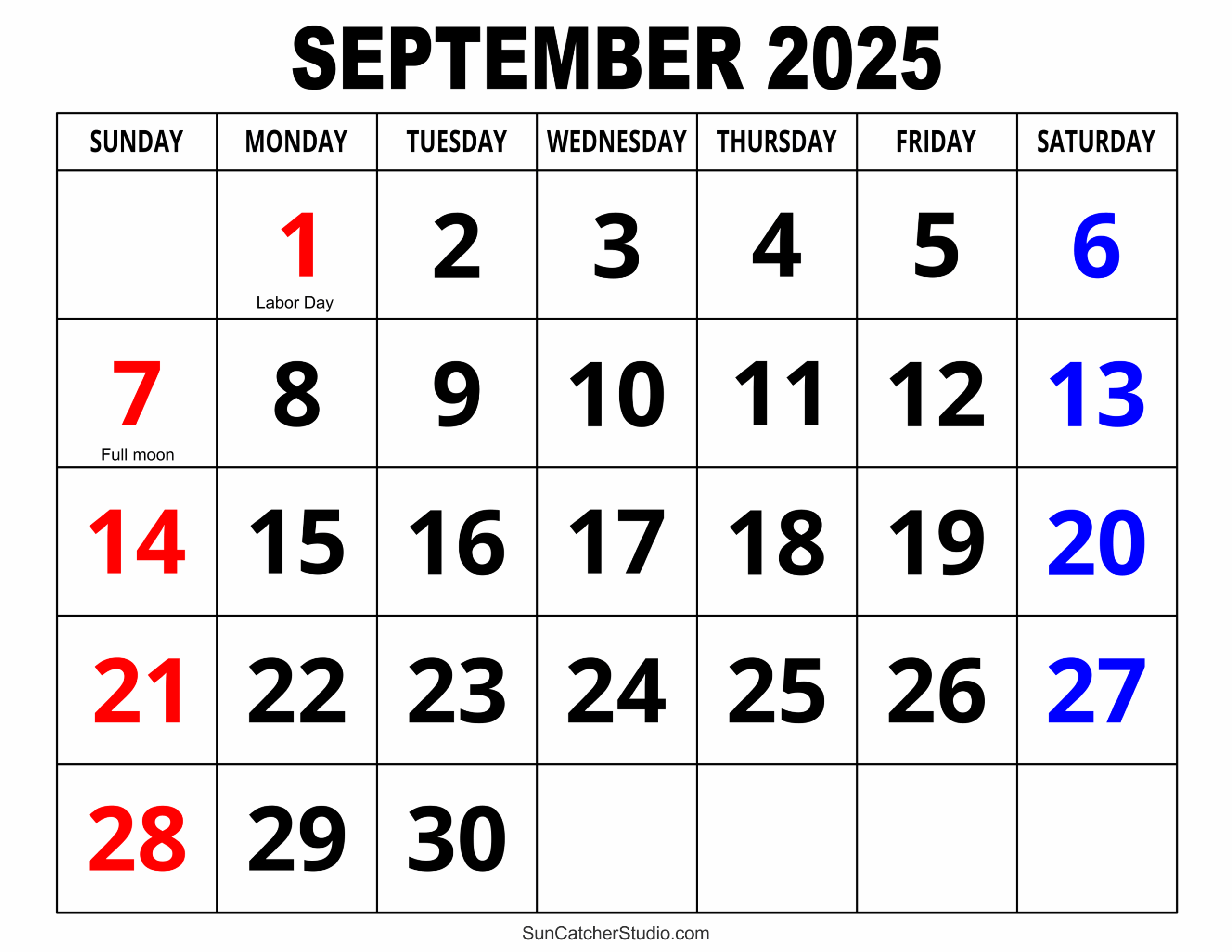 Calendar Of September 2025