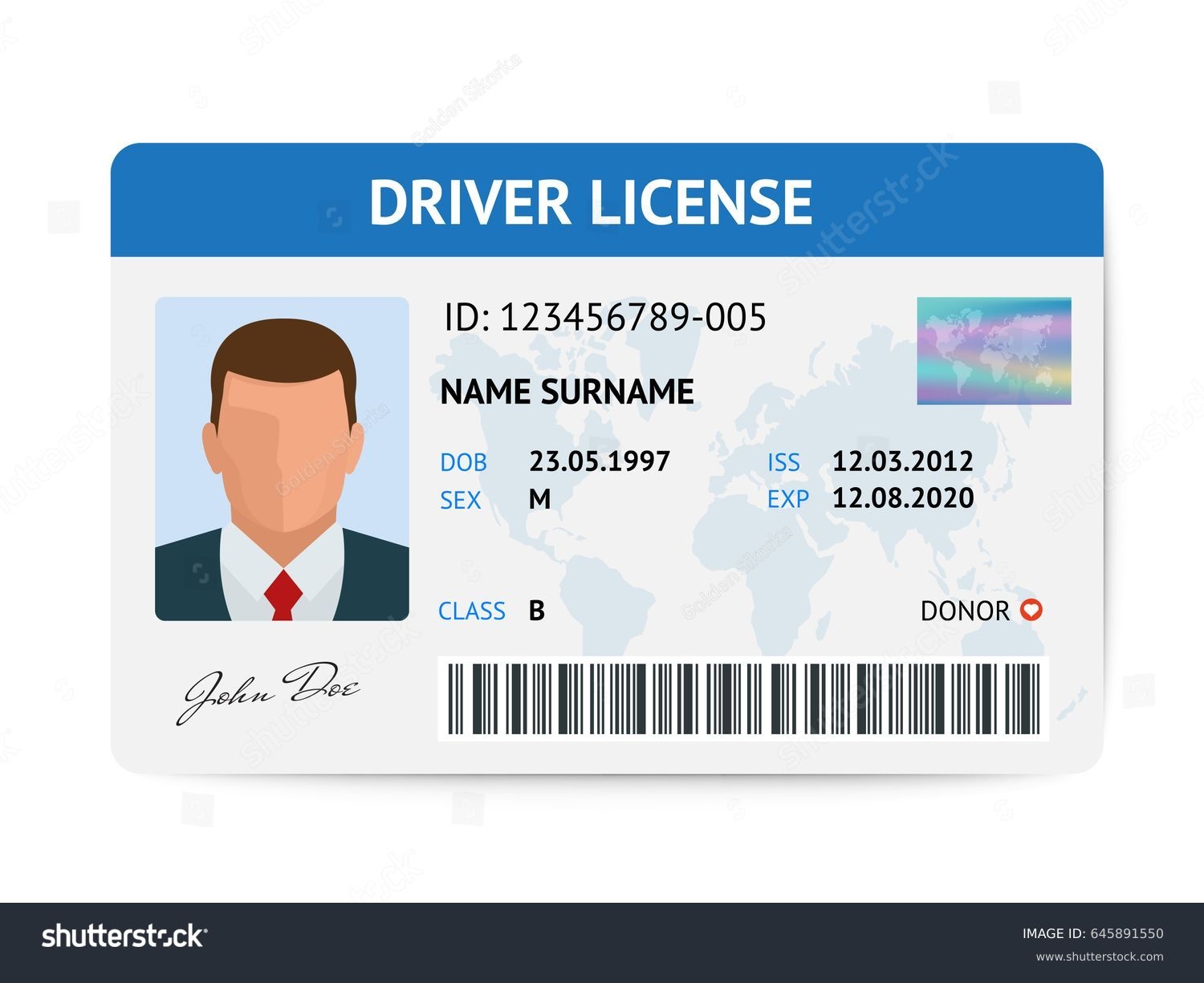 Free Printable Drivers License Templates