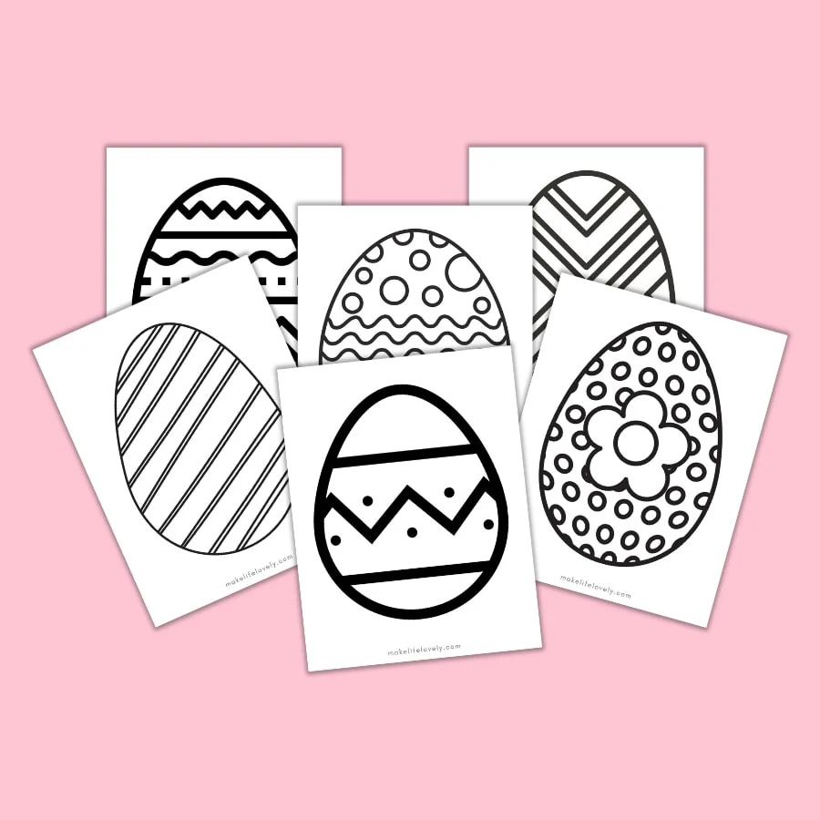 Free Printable Large Egg Templates