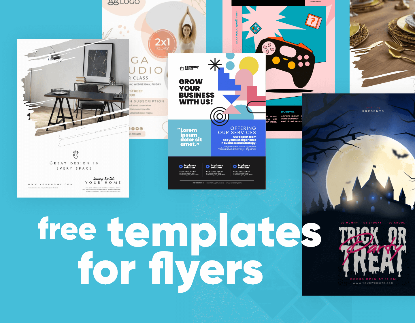 Free Printable Flyer Background Templates