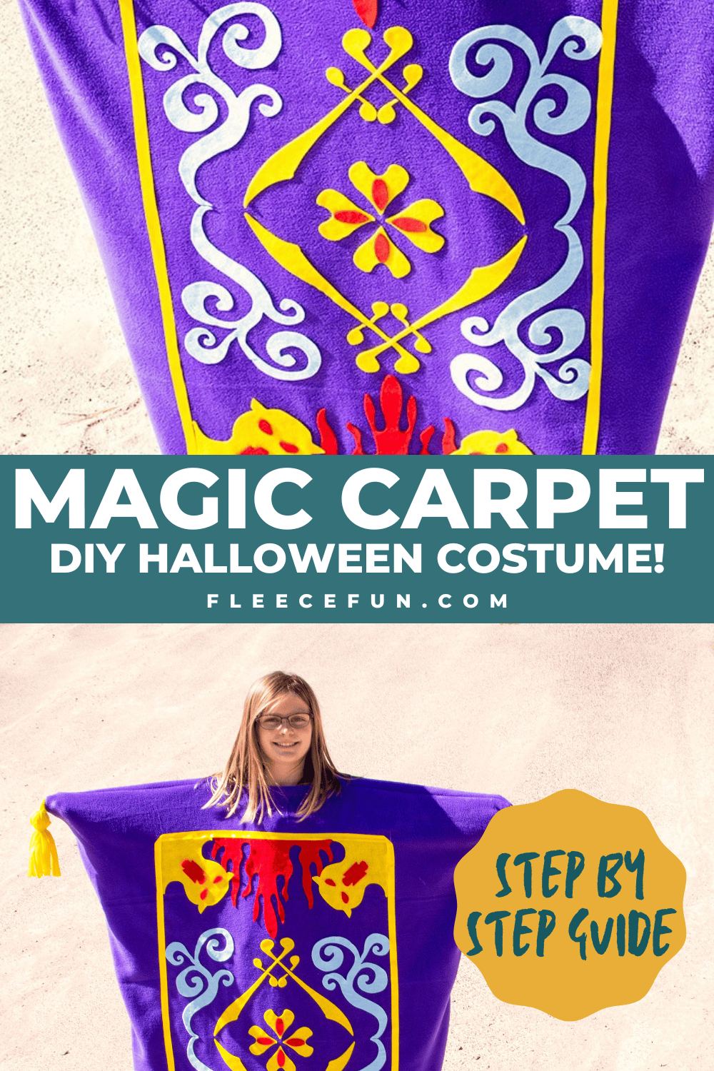 Aladdin Magic Carpet Costume DIY Free Pattern Fleece Fun