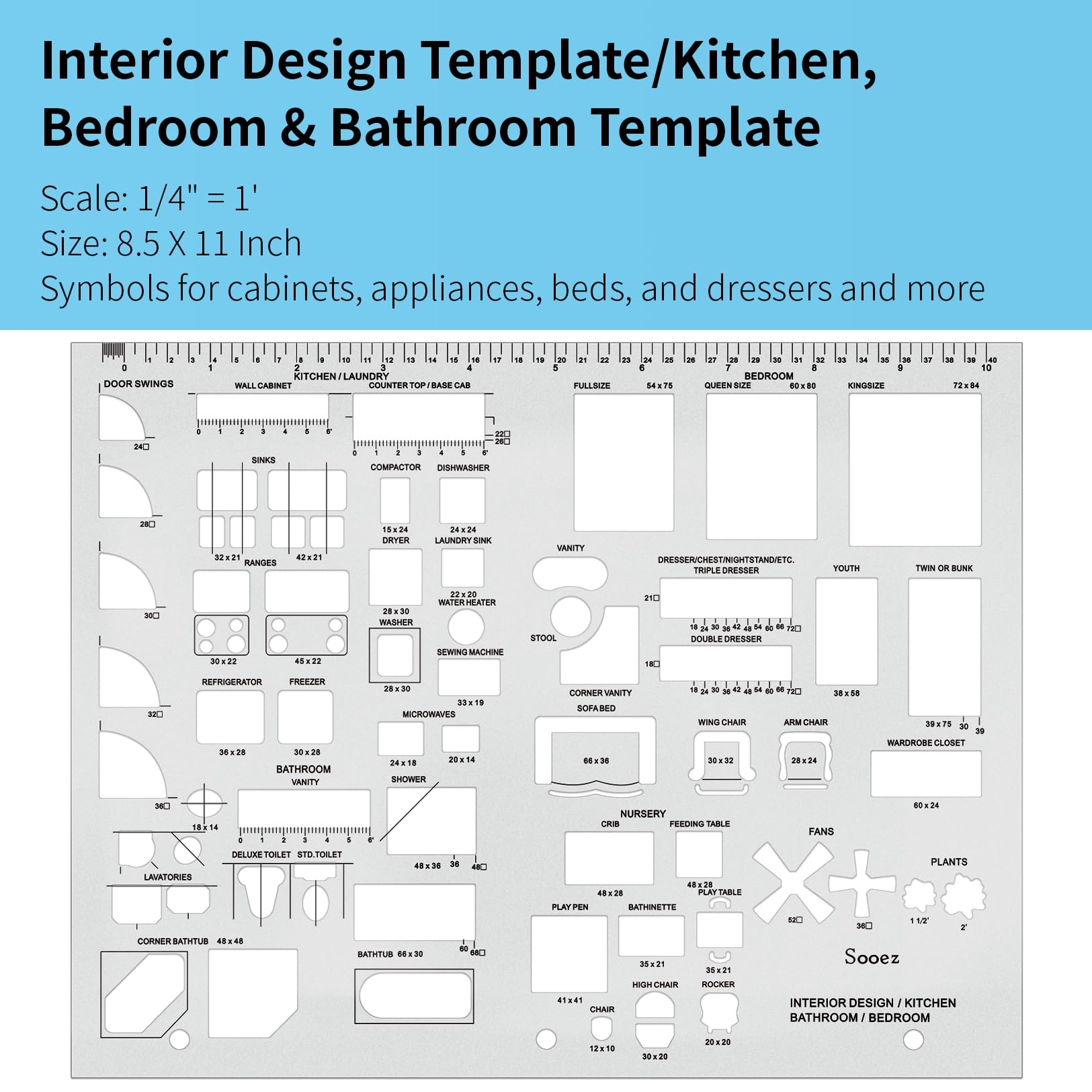 Amazon Sooez Architectural Templates House Plan Interior Design And Furniture Template Drafting Tools And Supplies Set Of 3 Office Products Amazon Sooez Architectural Templates House Plan Interior Design And Furniture Template Drafting Tools And Supplies Set Of 3 Office Products
