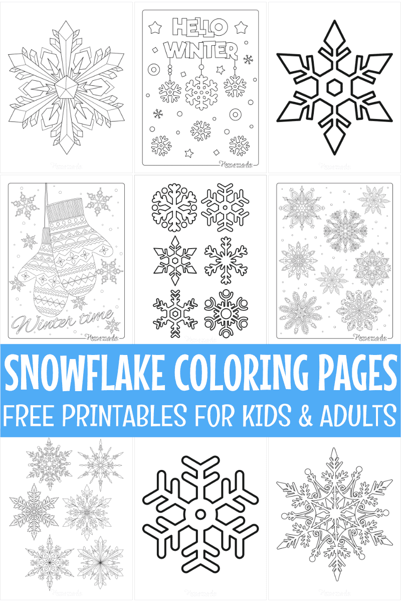 Free Printable Snowflake Templates Free Printable Snowflake Templates
