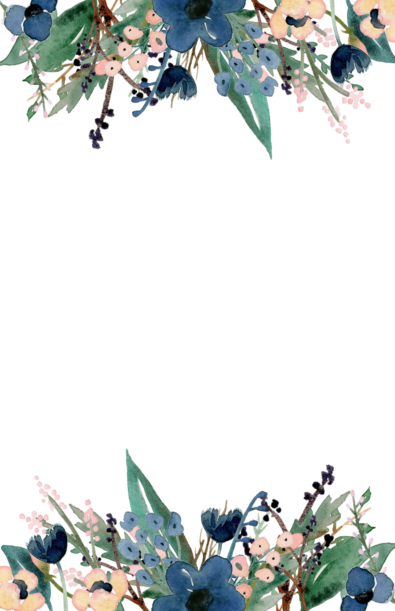 Blue Free Printable Invitation Templates Paper Trail Design