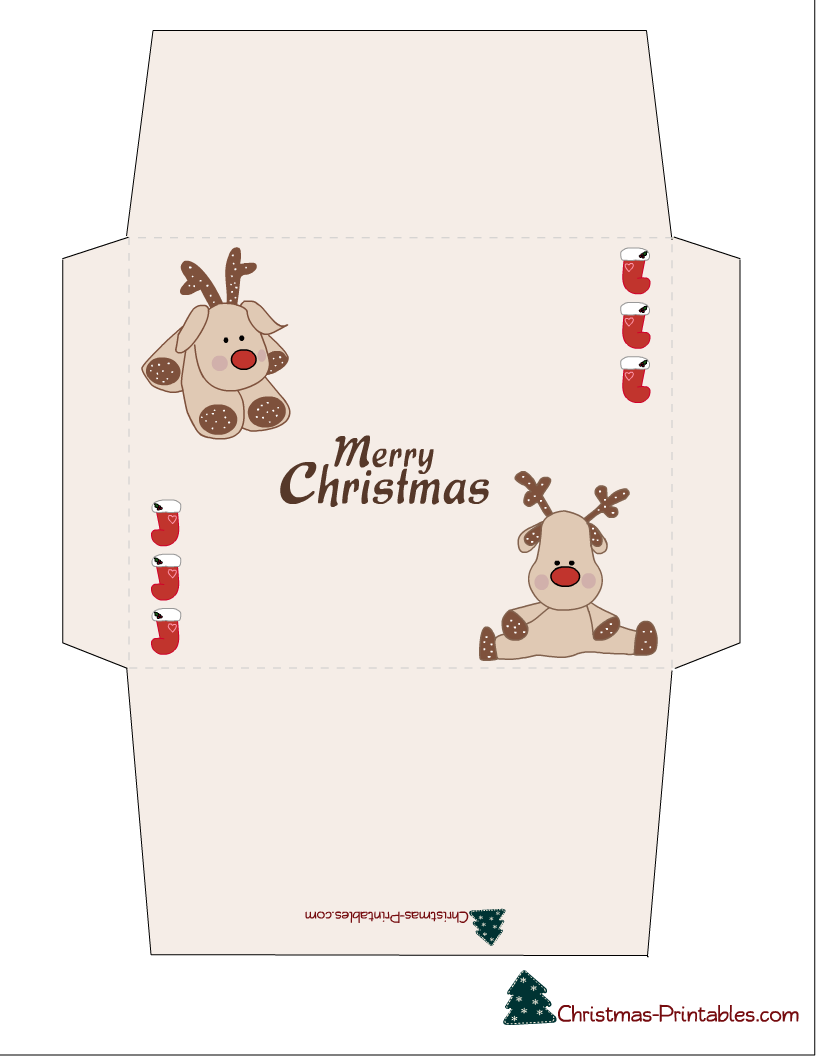 Christmas Envelopes Printable