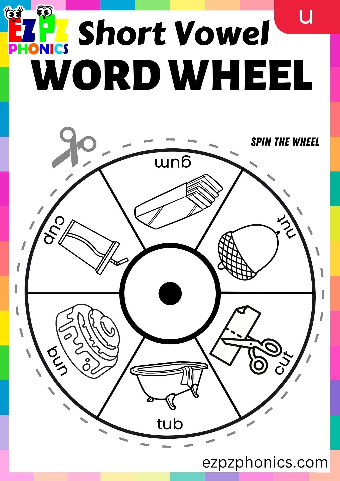 Free Printable Word Wheel Templates