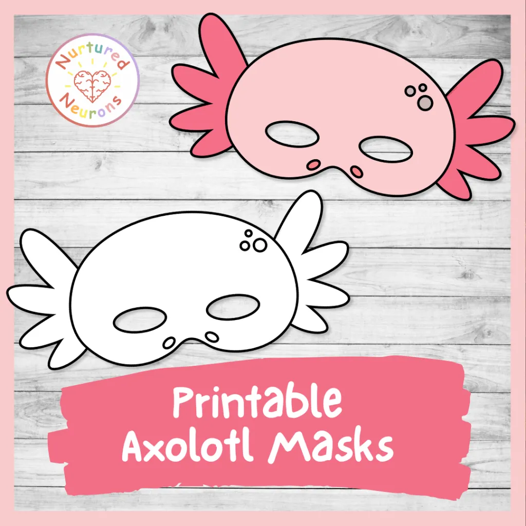 Free Printable Axolotl Craft Templates