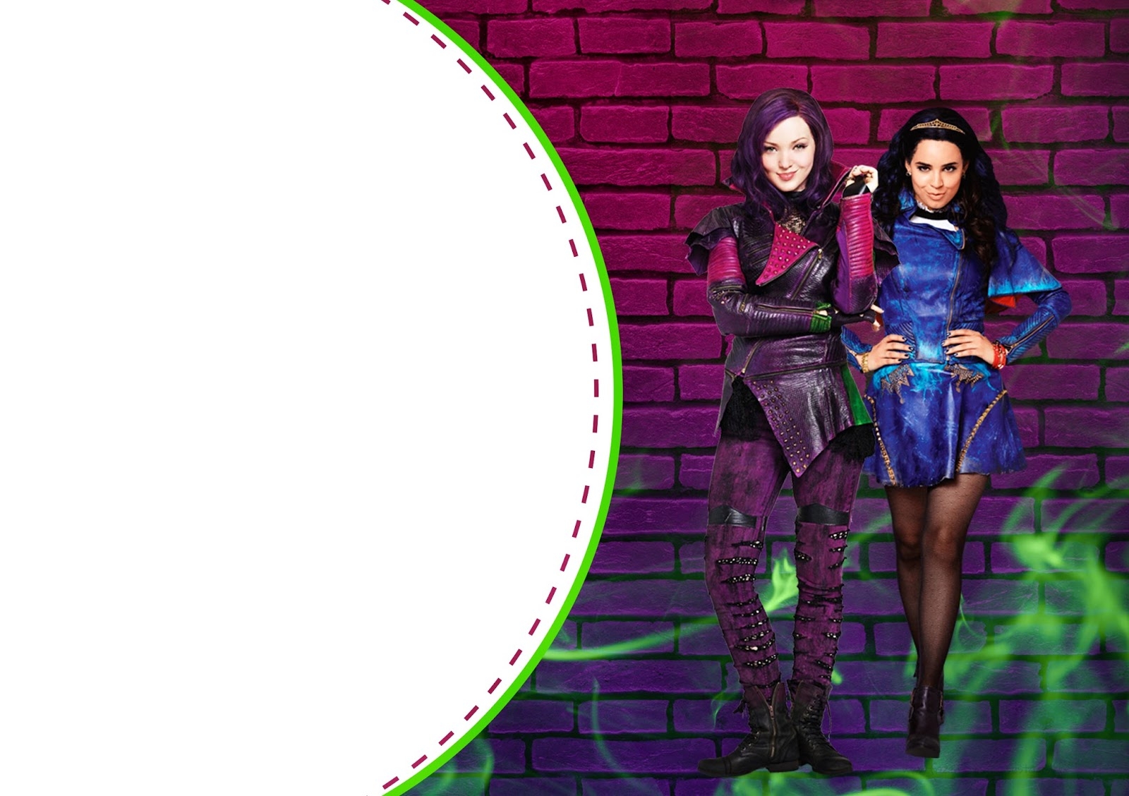 Free Printable Descendants Invitation Templates