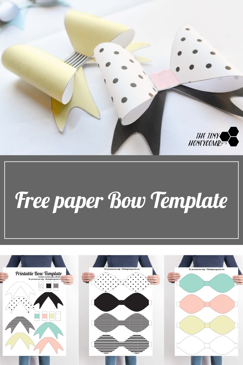 Free Printable Bow Templates Free Printable Bow Templates
