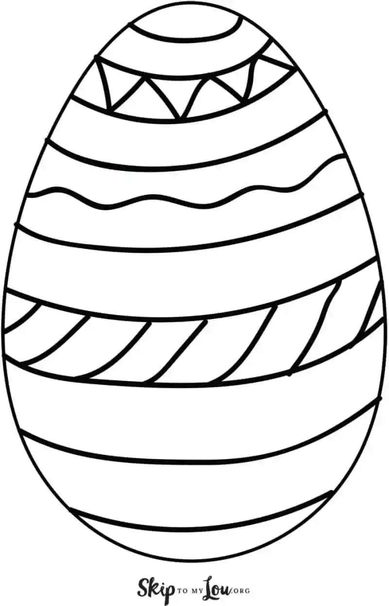 Easter Egg Templates With Pictures For FUN Easter Crafts Skip To My Lou