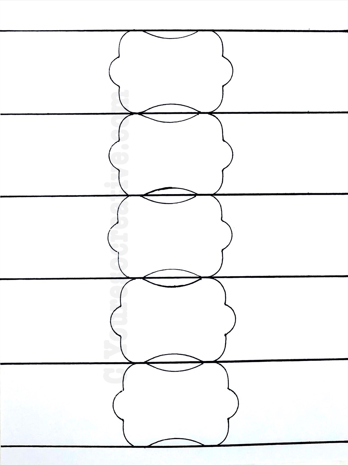 Free Printable Napkin Ring Templates Free Printable Napkin Ring Templates