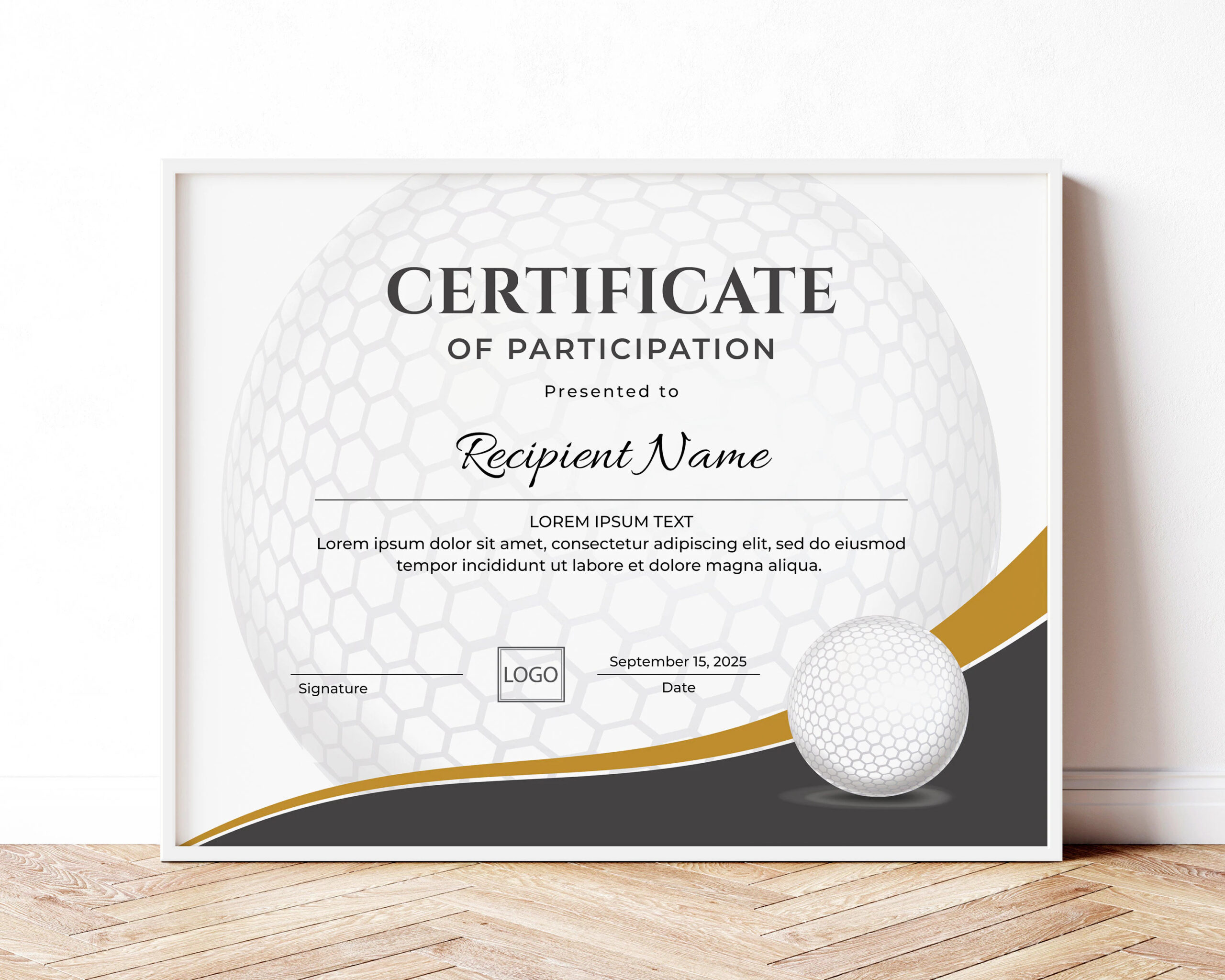 EDITABLE Golf Certificate Template Sports Certificate Award Printable Sports Certificates Golf Award Digital Download250 Etsy Sweden