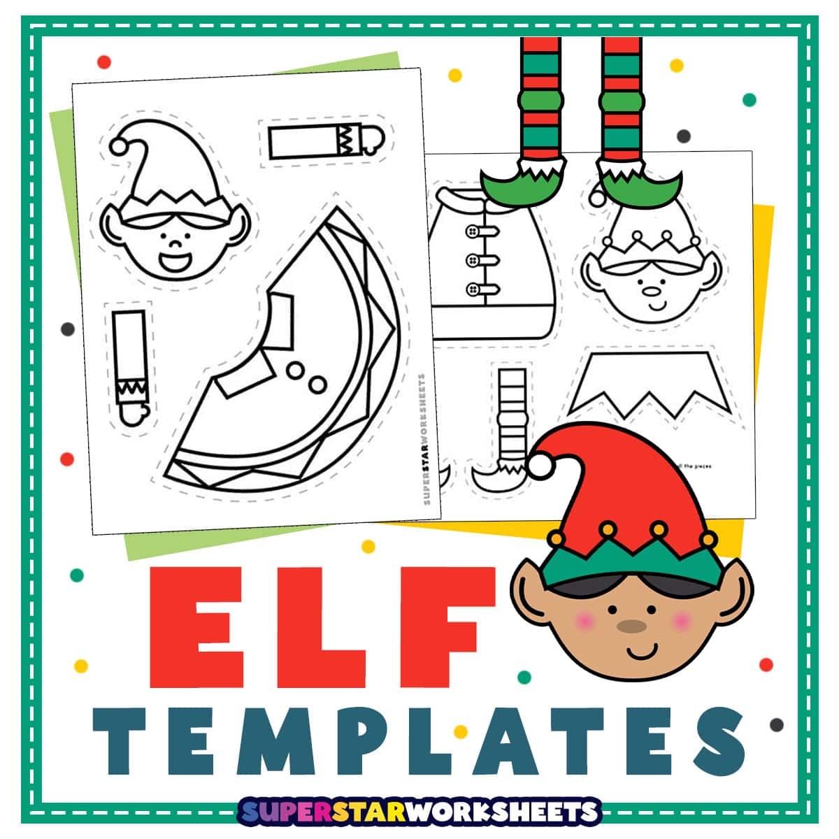 Free Printable Paper Elf Templates