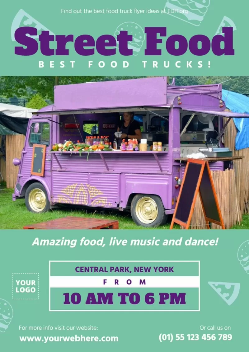 Food Truck Templates To Create Menus Flyers And Posters Food Truck Templates To Create Menus Flyers And Posters