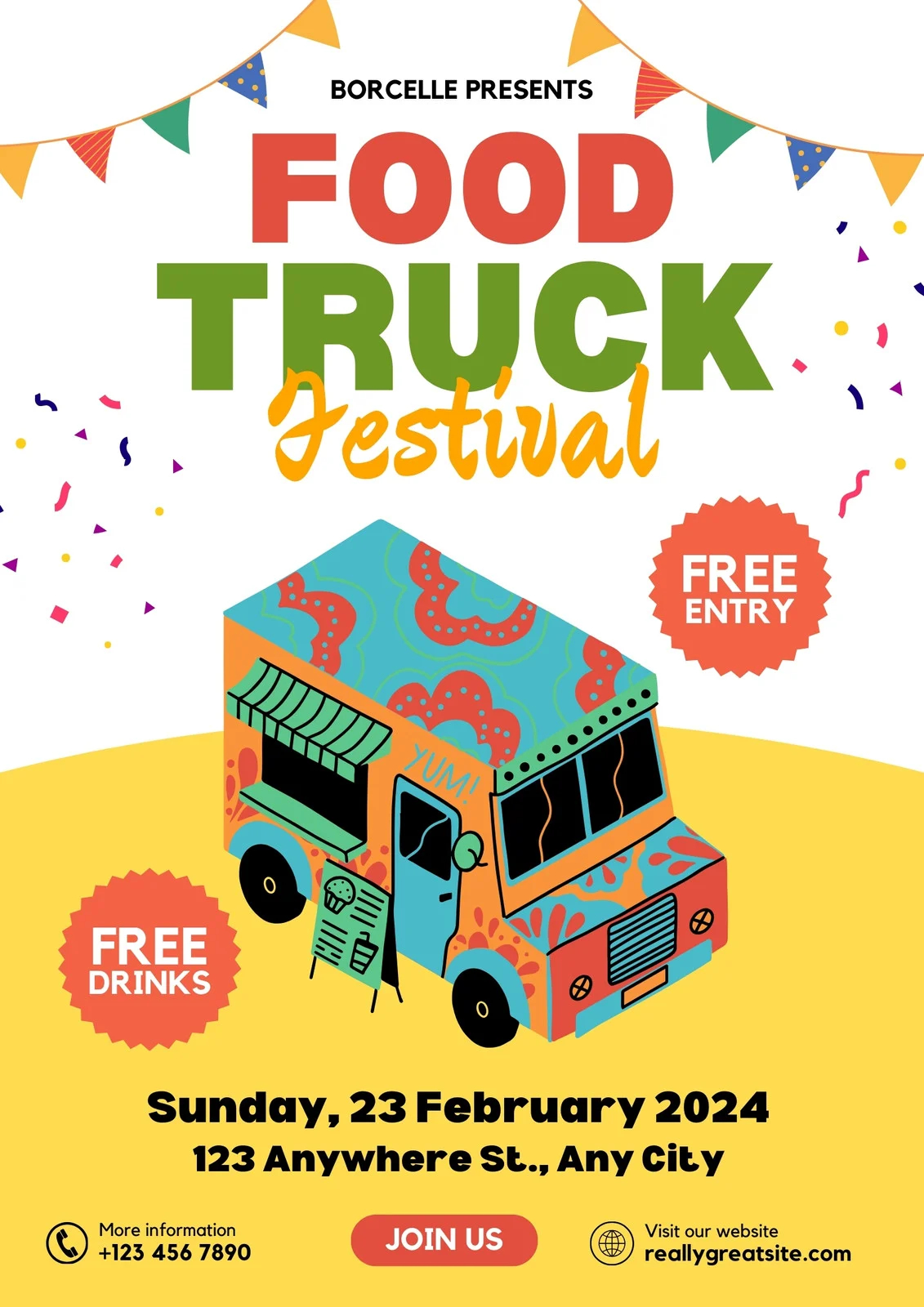 Free And Customizable Food Truck Templates Free And Customizable Food Truck Templates