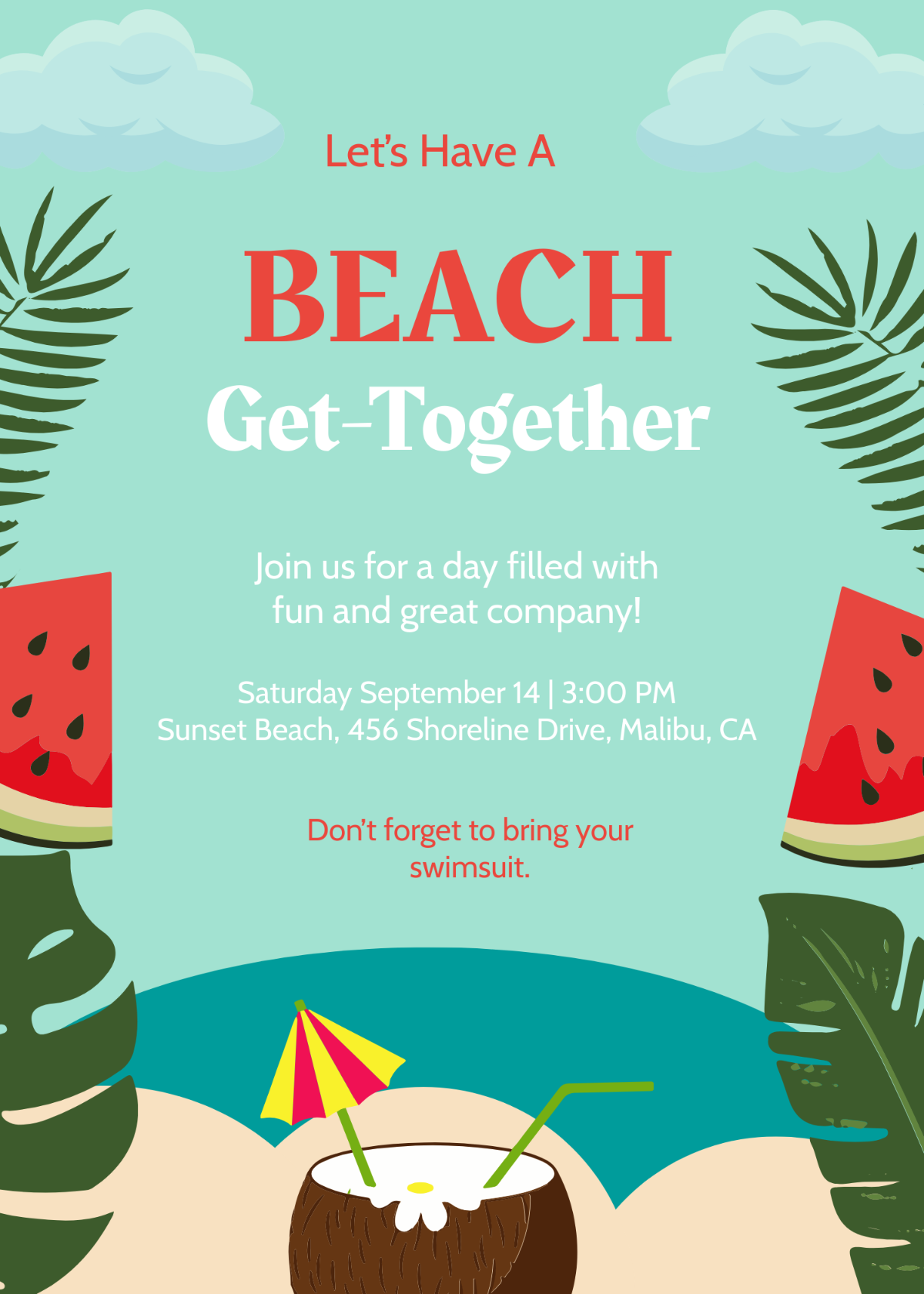 Free Printable Beach Hut Templates